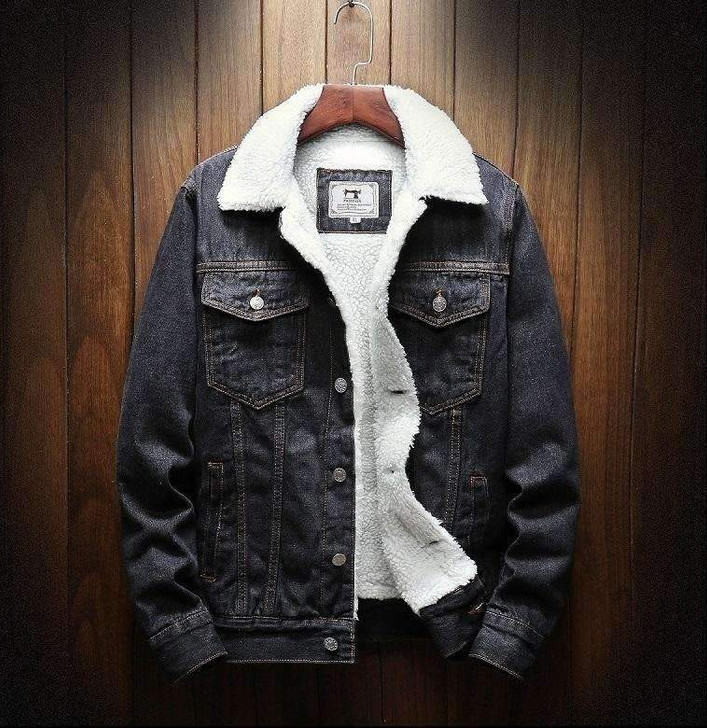 Wool Denim Men Jacket Wool Denim Men Jacket