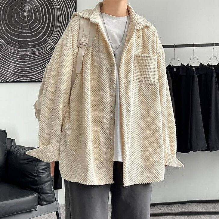 Korean Casual Men Shirt Korean Casual Men Shirt