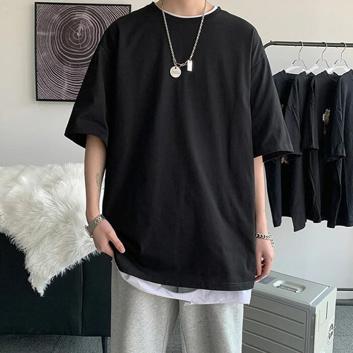 Oversize Basic Unisex Tee - Cosmique Studio