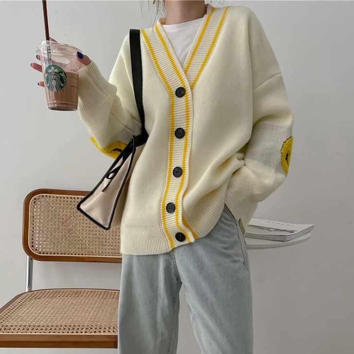 One Size Knitted Cardigan - Cosmique Studio