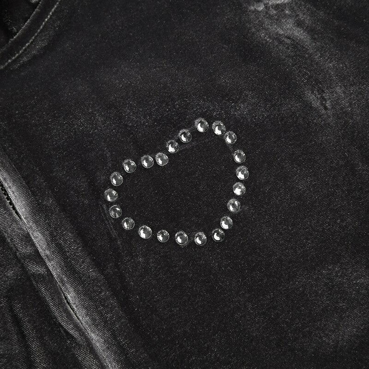 Y2K Velvety Zipper Hoodie