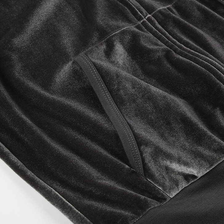 Y2K Velvety Zipper Hoodie - Cosmique Studio