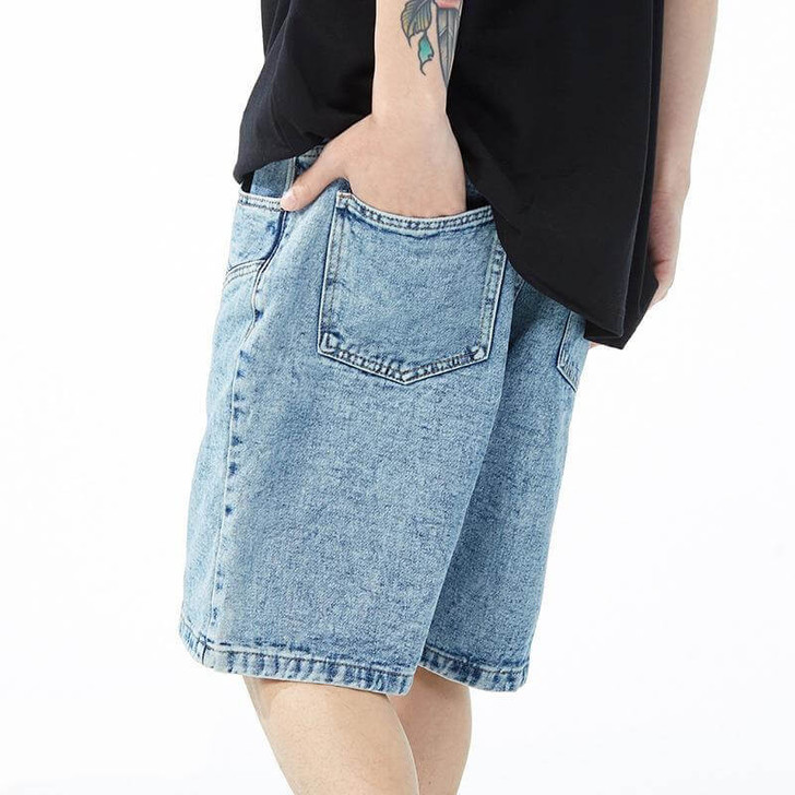 Y2k Unisex Star Denim Shorts