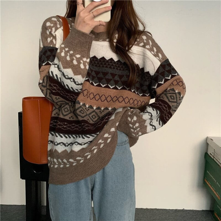 Grandmacore One Size Sweater