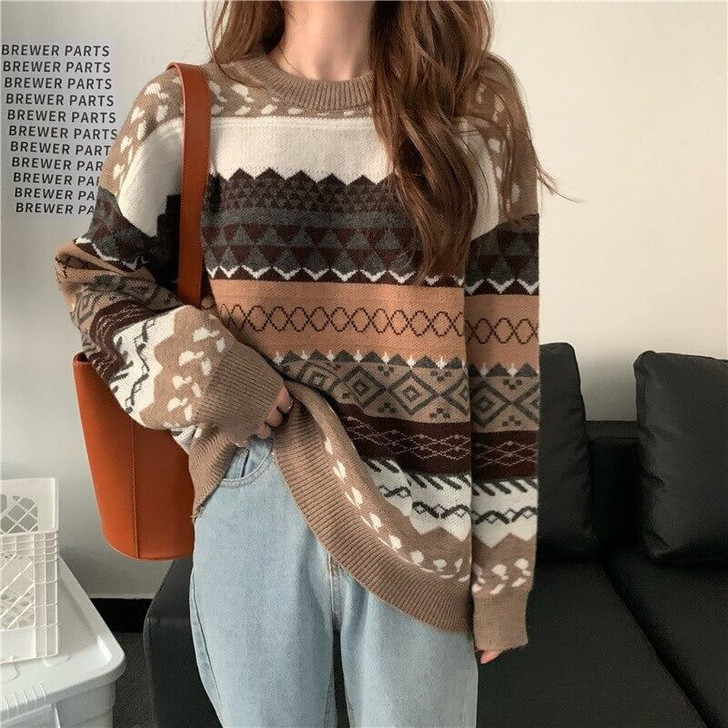 Grandmacore One Size Sweater