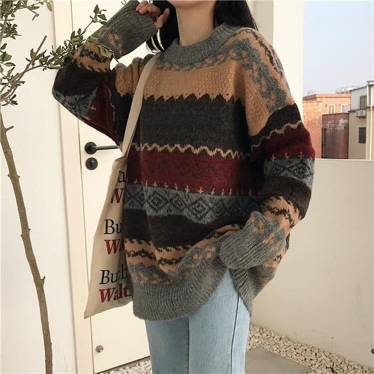 Grandmacore One Size Sweater