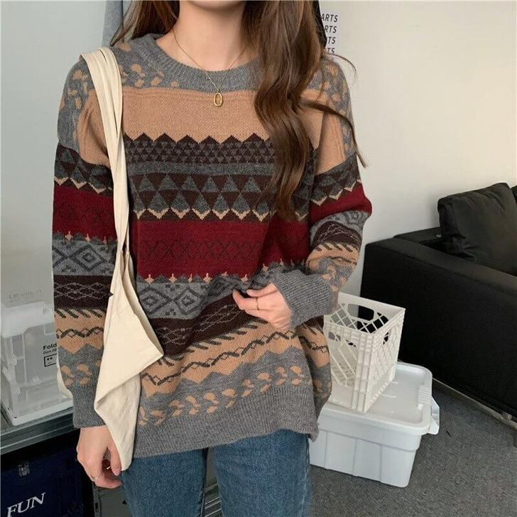 Grandmacore One Size Sweater