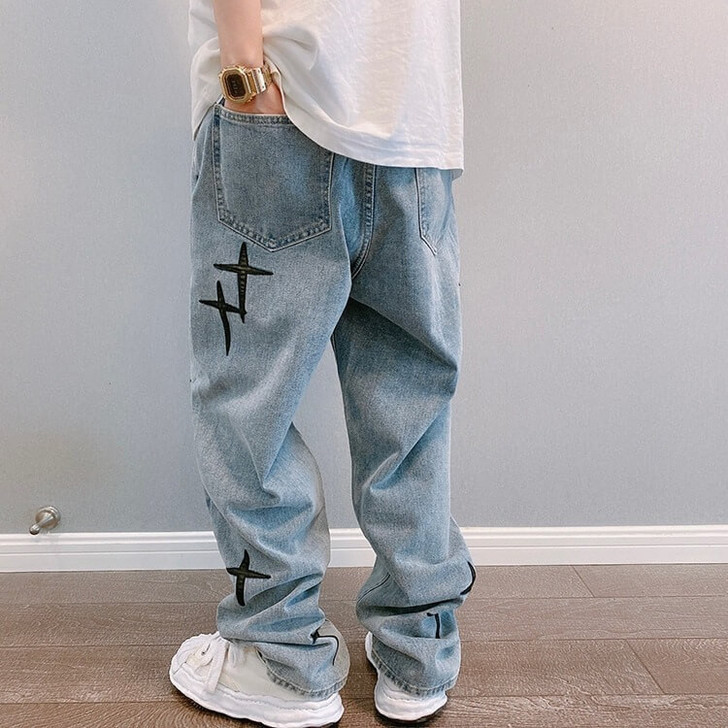Plus Size Baggy Men Jeans Plus Size Baggy Men Jeans