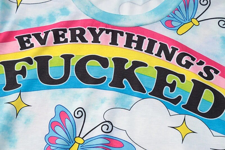 Everything's F*cked Crop Tee Everything's F*cked Crop Tee