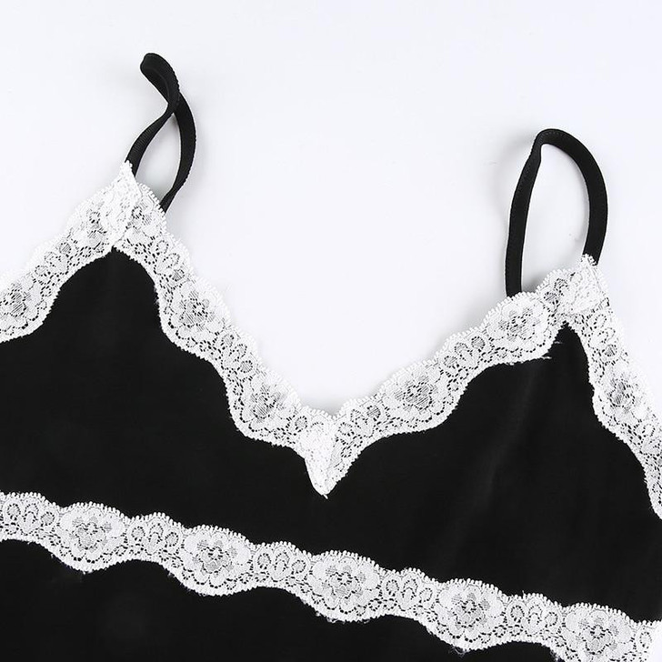 EDGY AESTHETIC LACE BODYCON MINI DRESS - Cosmique Studio EDGY AESTHETIC LACE BODYCON MINI DRESS - Cosmique Studio