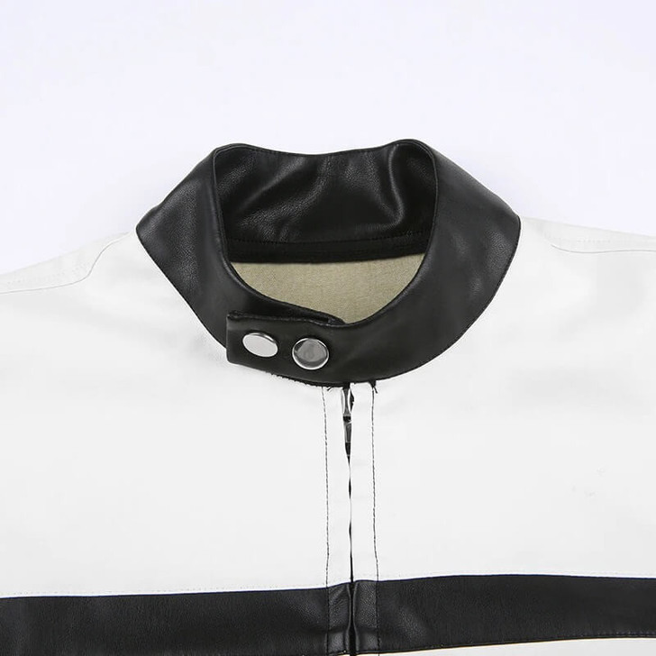 Grunge Zipper Crop Jacket Grunge Zipper Crop Jacket
