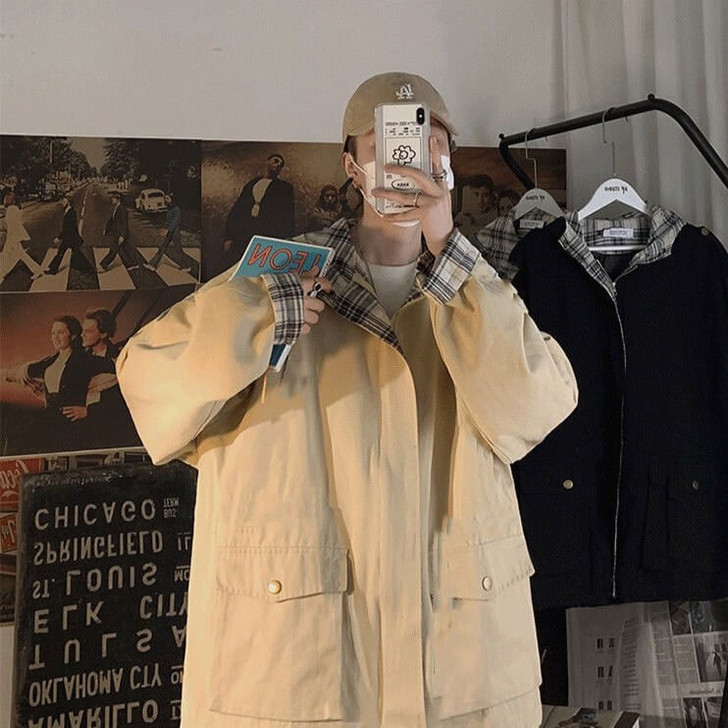 Korean Hooded Bf Jacket Korean Hooded Bf Jacket