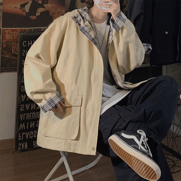 Korean Hooded Bf Jacket Korean Hooded Bf Jacket