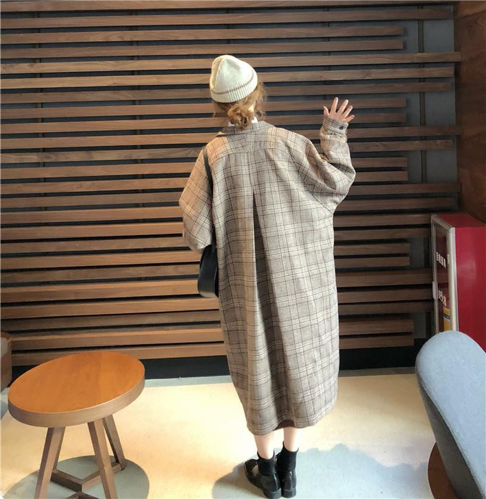 DARK ACADEMIA STYLE VINTAGE LONG COAT - Cosmique Studio - Aesthetic Outfits DARK ACADEMIA STYLE VINTAGE LONG COAT - Cosmique Studio - Aesthetic Outfits