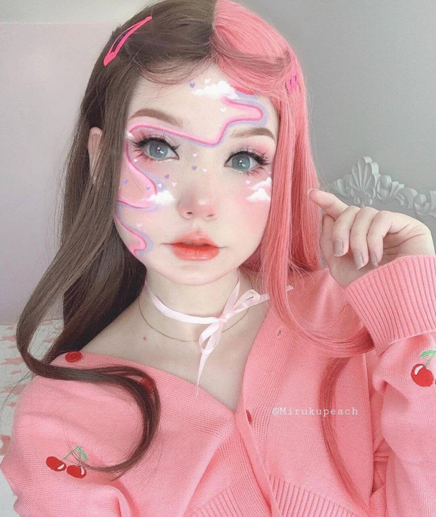 AESTHETIC CHERRY CROP SWEATER - Cosmique Studio