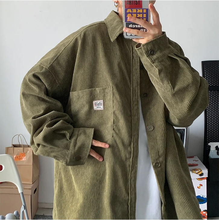 KOREAN CORDUROY MEN SHIRT KOREAN CORDUROY MEN SHIRT