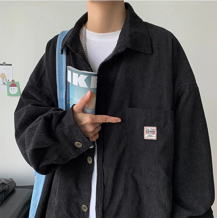 KOREAN CORDUROY MEN SHIRT KOREAN CORDUROY MEN SHIRT