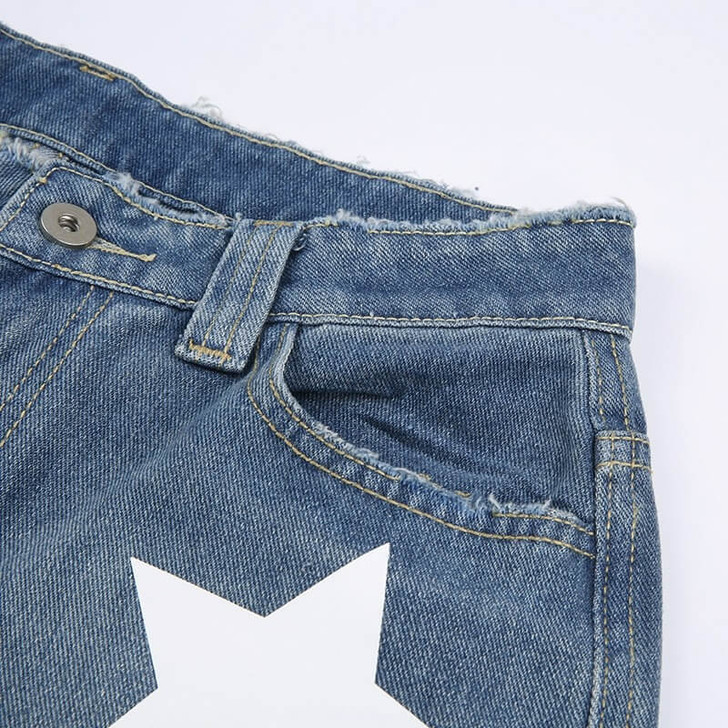 Y2k Star Low Waist Pants