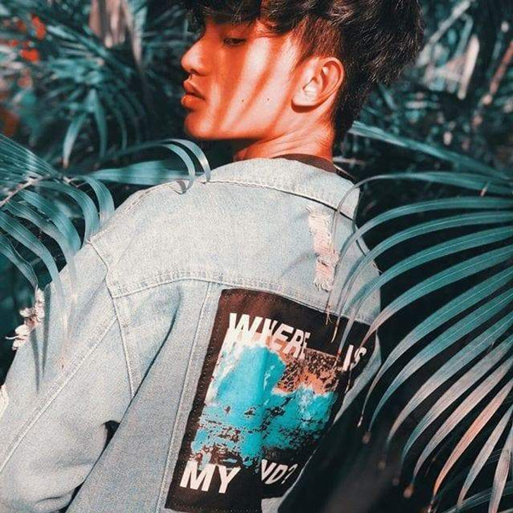 where is my mind denim jacket in blue where is my mind denim jacket in blue