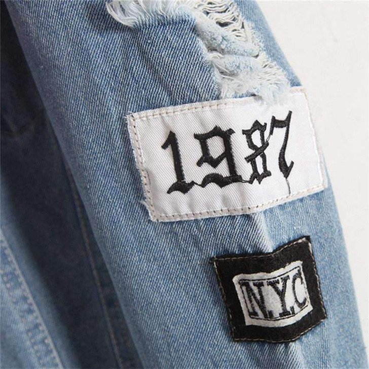 where is my mind denim jacket in blue where is my mind denim jacket in blue