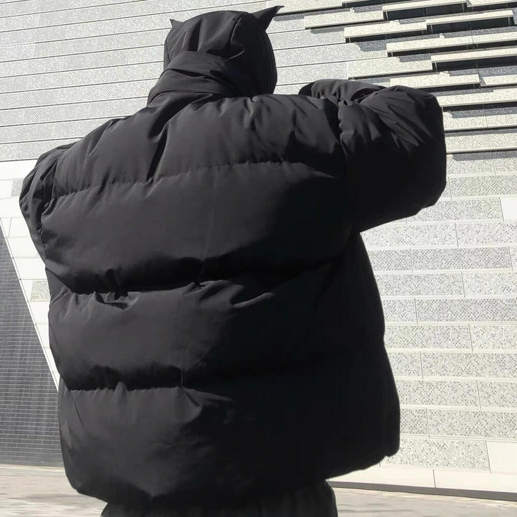 Grunge Devil Hooded Puffer Jacket Grunge Devil Hooded Puffer Jacket