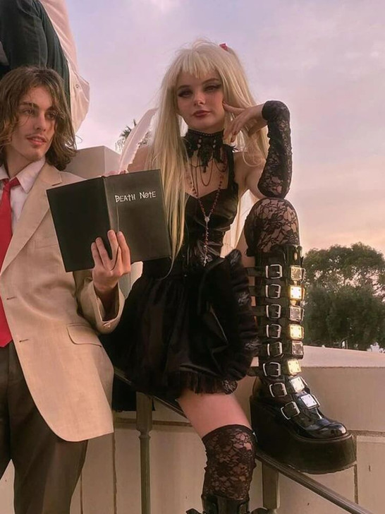 Gothic Lolita Black Mini Dress