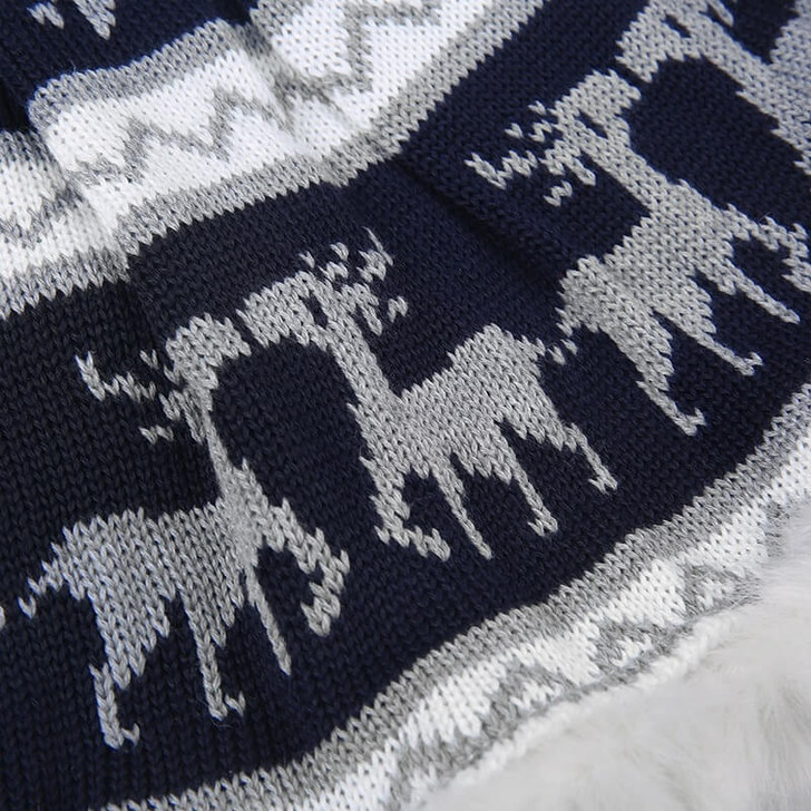 Christmas Knitted Mini Skirt