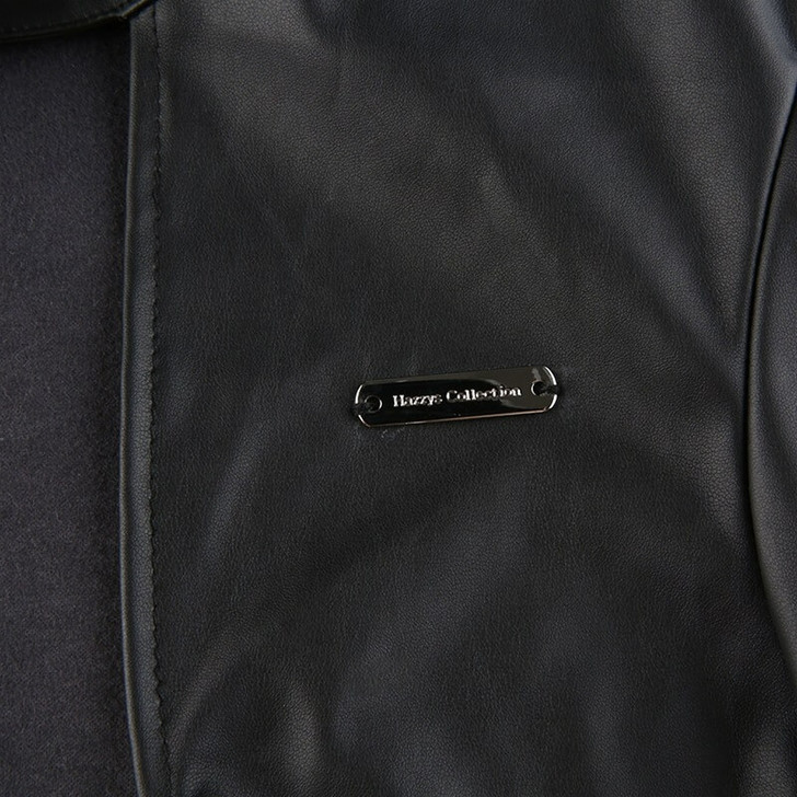 Gothic Pu Leather Belt Jacket - Cosmique Studio