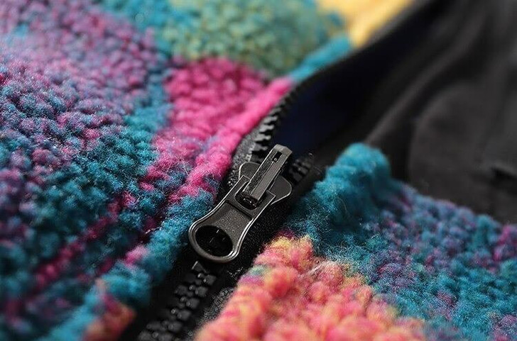 Animal Print Fleece Men Jacket