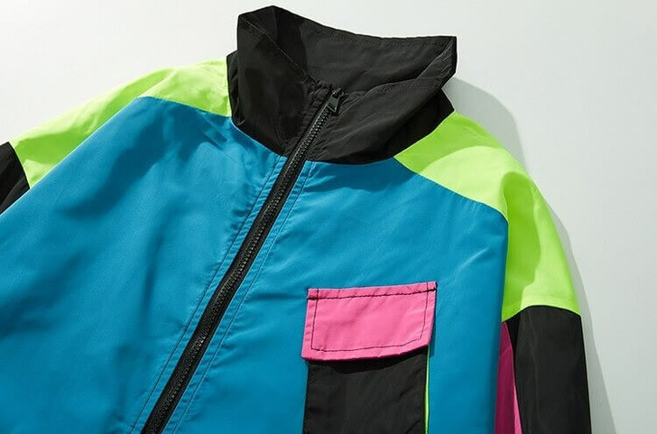Retro Patchwork Men Jacket Retro Patchwork Men Jacket