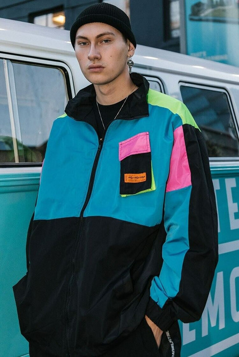 Retro Patchwork Men Jacket Retro Patchwork Men Jacket