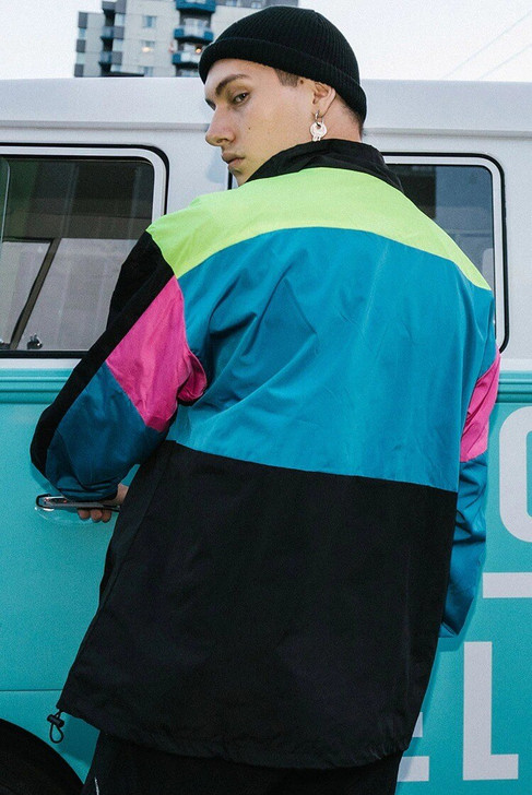 Retro Patchwork Men Jacket Retro Patchwork Men Jacket