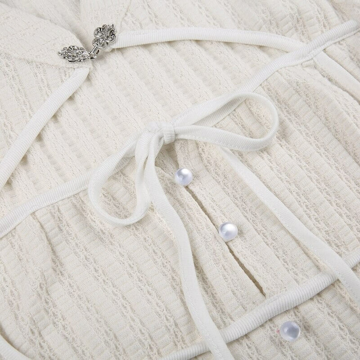 Coquette Lace-up Top