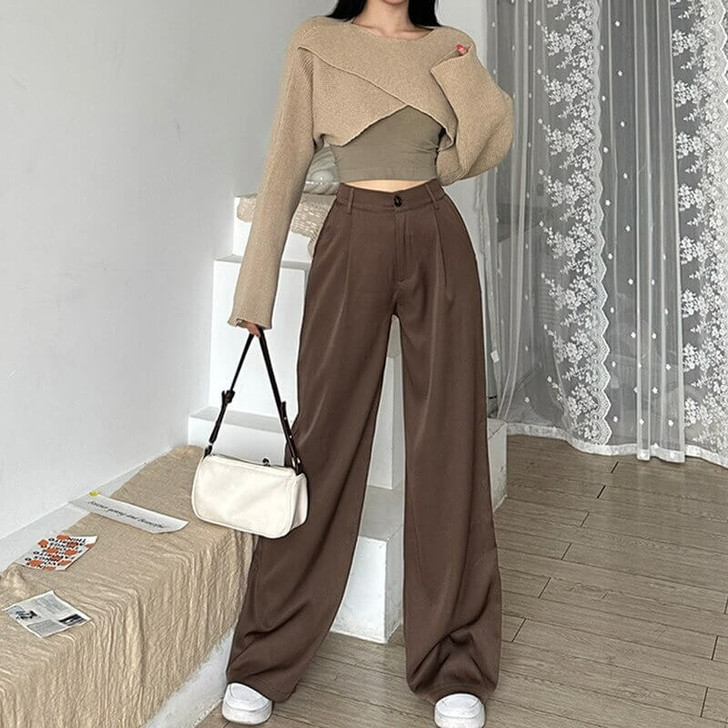 Dark Academia Casual Pants