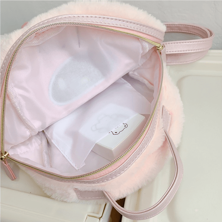 My melody pink plush backpack My melody pink plush backpack