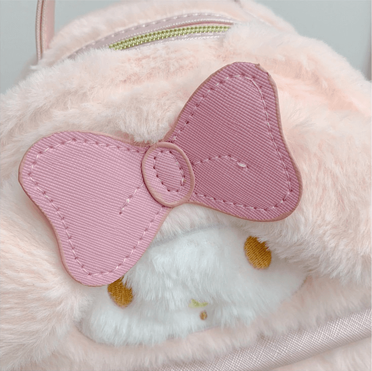 My melody pink plush backpack My melody pink plush backpack