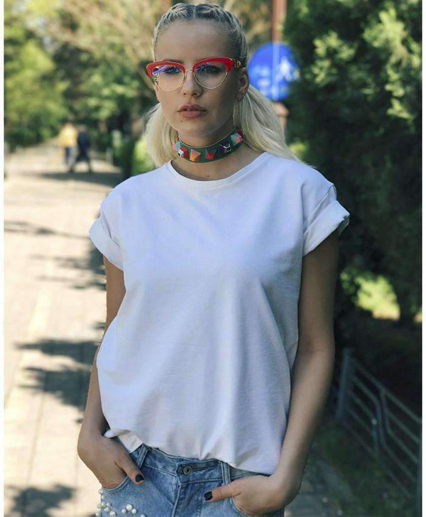 get lost white tee with a drawing of mountains, cactuses, the moon and stars get lost white tee with a drawing of mountains, cactuses, the moon and stars