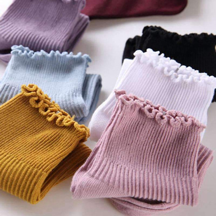princess style socks in various colors