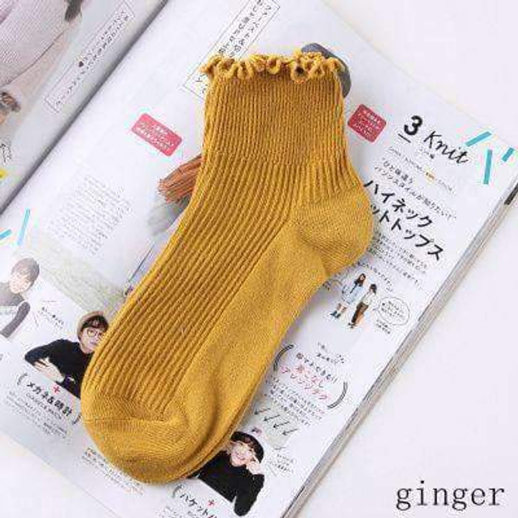 princess style socks in ginger