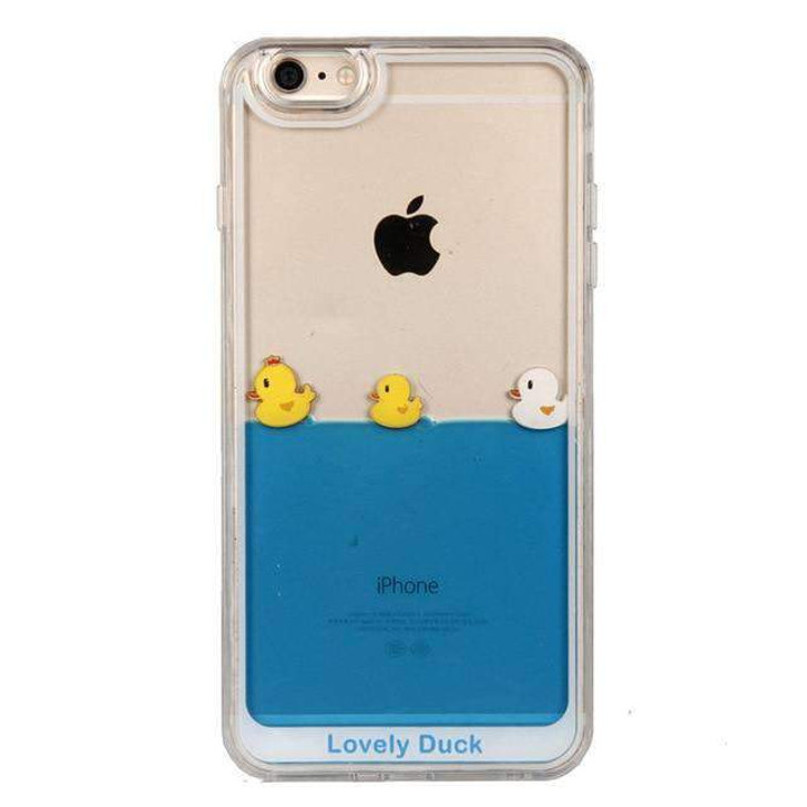 swimming ducks phone case