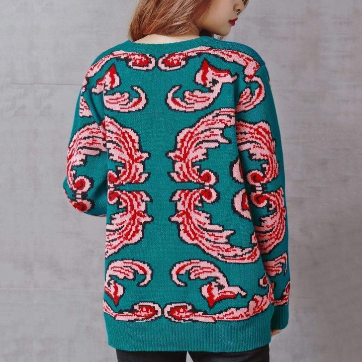 ufo clouds kni̇tted sweater ufo clouds kni̇tted sweater