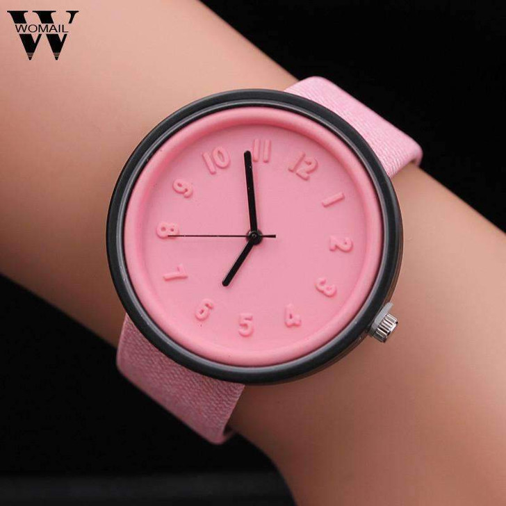 sugar fabric hello watch in pink