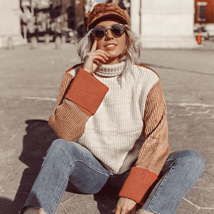 Vintage Jumper Turtleneck Sweater 