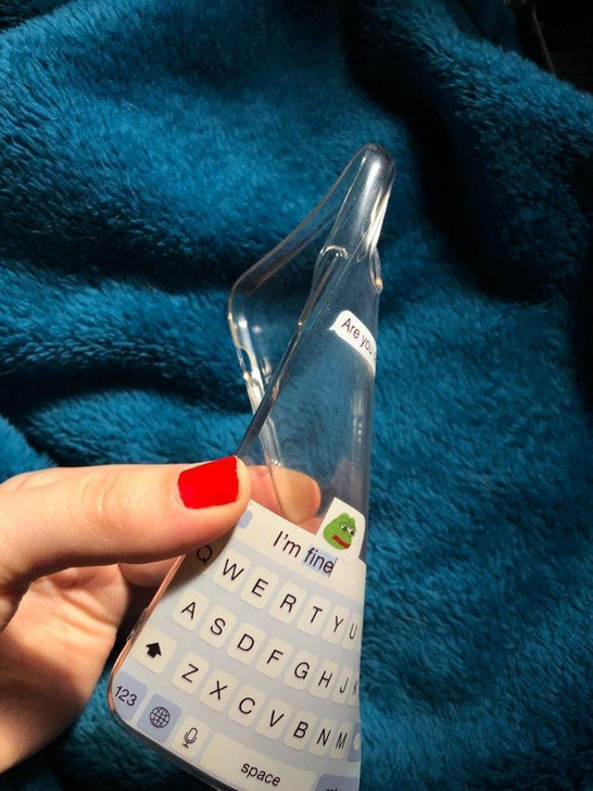 Funny meme are you ok i am fine phone case