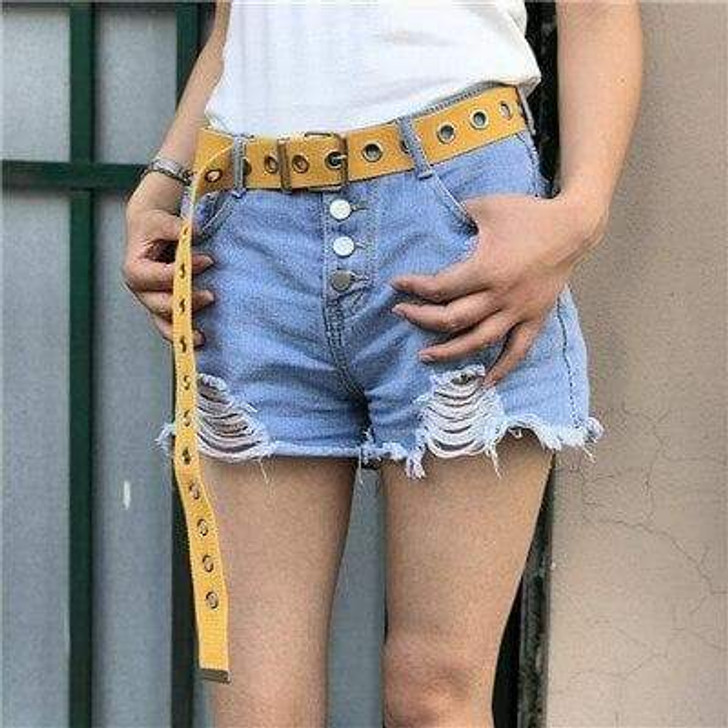 CANVAS PUNK LONG BELT-Cosmique Studio