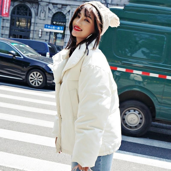KOREAN STYLE WINTER PUFFER JACKET-Cosmique Studio KOREAN STYLE WINTER PUFFER JACKET-Cosmique Studio
