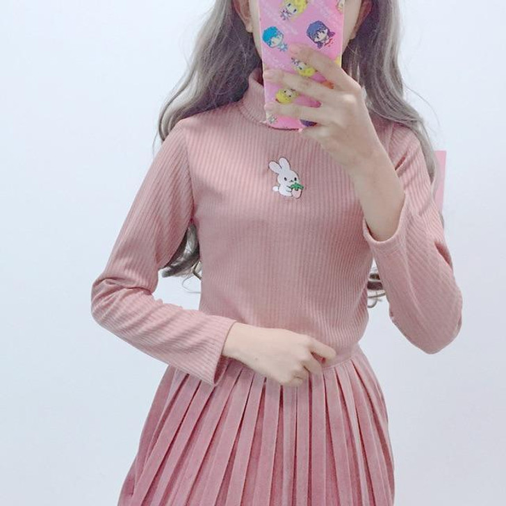 CUTE LOLITA KAWAII RABIIT SWEATER-Cosmique Studio CUTE LOLITA KAWAII RABIIT SWEATER-Cosmique Studio