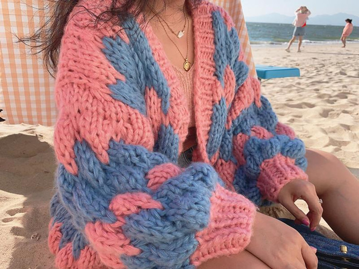 BOHO KNITTED PUFF WARM CARDIGAN & JACKET-Cosmique Studio