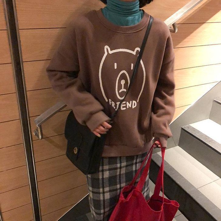 CARTOON BEAR SWEATER - Cosmique Studio CARTOON BEAR SWEATER - Cosmique Studio