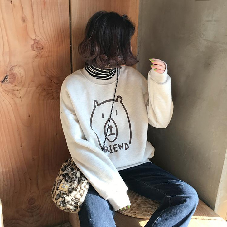 CARTOON BEAR SWEATER - Cosmique Studio CARTOON BEAR SWEATER - Cosmique Studio